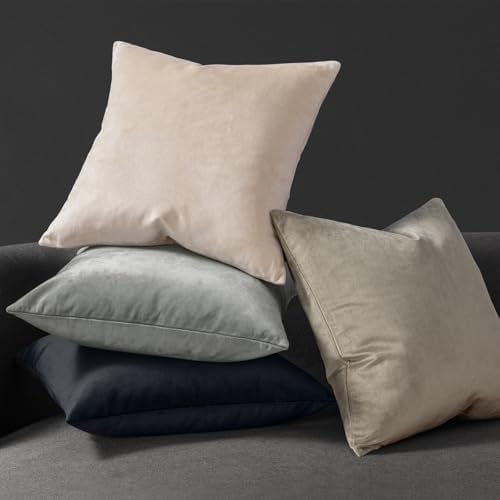 Phantoscope Pack of 2 Velvet Decorative Throw Decorative Pillow Cover
