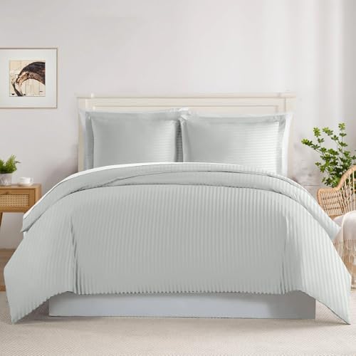 jaycorner Luxury 3 Sided Zipper Closure Duvet Cover Set Ultra Soft