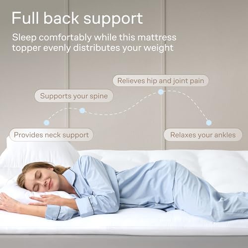 Ultra Soft & Cooling Mattress Topper - Queen Size