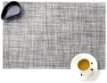Dining Placemats Set of 10 Braided, Kitchen Table Mat Decor Wipeable