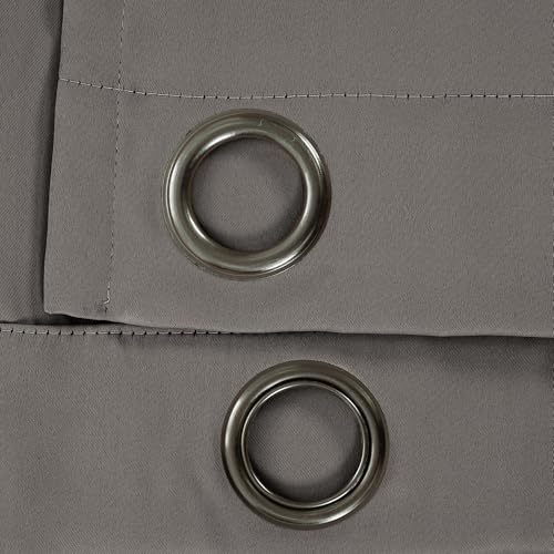 Lush Decor Insulated Grommet Blackout Window Curtain Panels, Pair, 52"