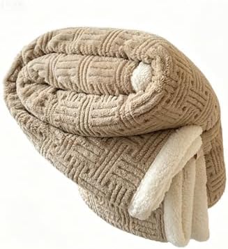 Luxurious King Size Fleece Blanket Soft Fluffy Warm Throw for Bed Cozy
