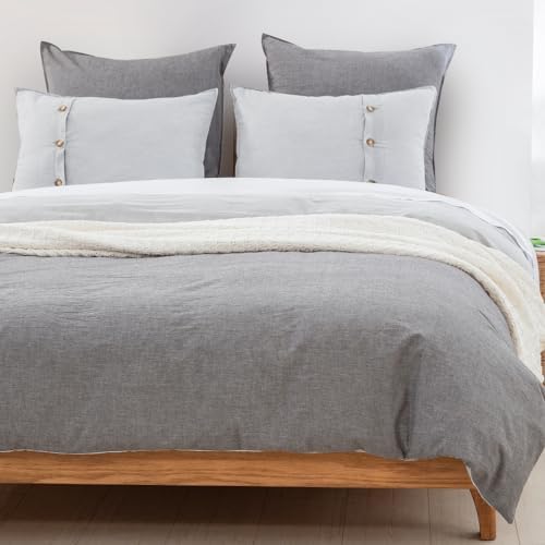 DAUAOTO King Size Duvet Cover Set 104"X90" Zipper Closure, Washed
