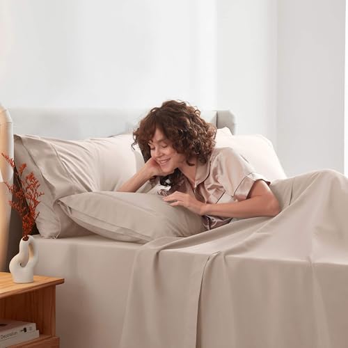 Nestl Extra Deep Cal King Sheet Set - 6 Piece Breathable & Cooling