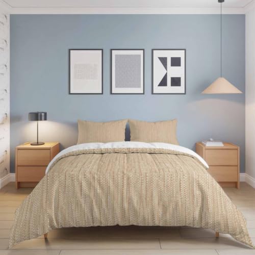 Modern Minimalist Art Duvet Cover Twin Size Bedding Set 4 Pieces, 1