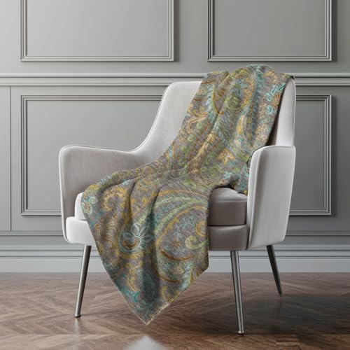 Addison Rugs ASB533 Taupe 50" x 70" Oversized Sherpa Throw Blanket