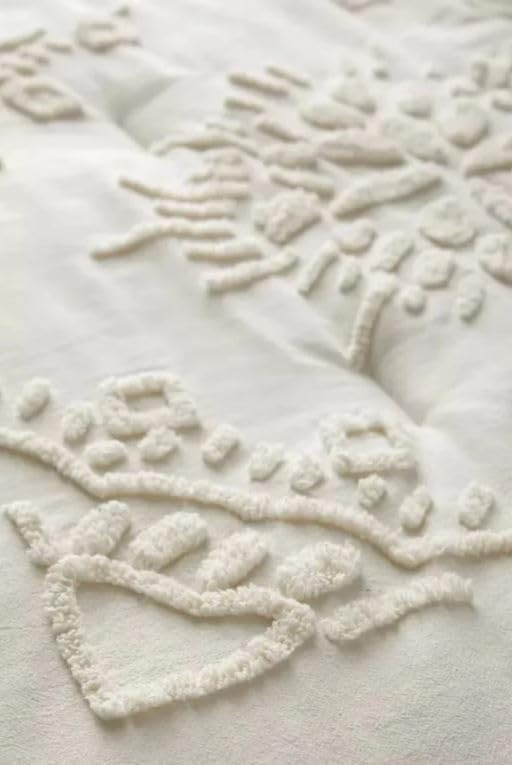 100% Cotton Hand Tufted Textured Duvet Cover Boho Bedding Comforter