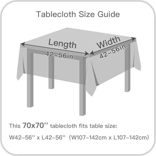maxmill Jacquard Tablecloth Swirl Design Spillproof Wrinkle Free Heavy