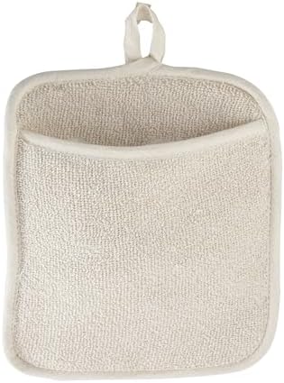Winco Beige Terry Pot Holder with Pocket, 12-Piece Count, 9.5-Inch by