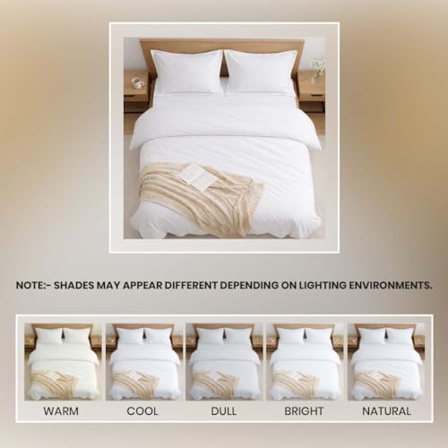 Kotton Culture Pre Washed Microfiber 3 Pc Queen Size Duvet Cover Set