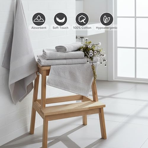 ASSOS Elegant Bathroom Decor Set: Includes Face Towels - Perfect