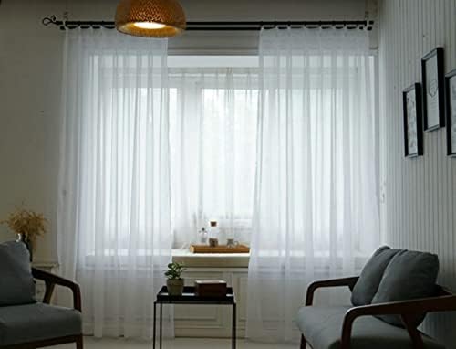 Draperies Sheer 2 Panels 2 x 54W x 108H,Sheer Curtains and Drapes
