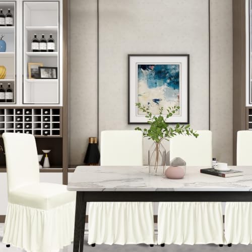 molasofa Chair Covers for Dining Room Set of 4 Stretch Chair