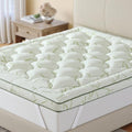 HomKdom 3 Inch Queen Mattress Topper, Pressure Relieving for Back &