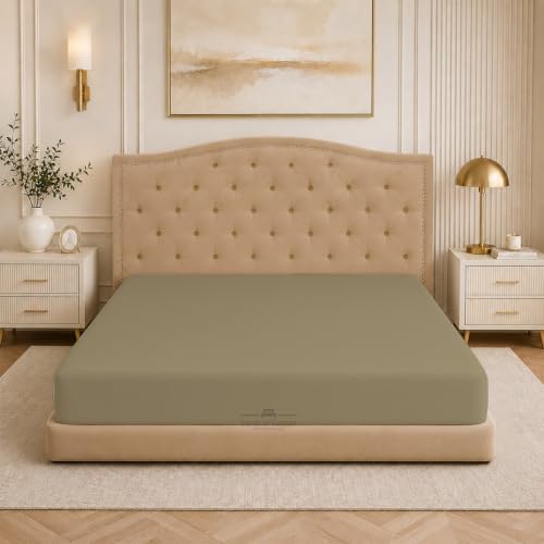 1 PC Fitted Sheet Only Family XL 144" W × 84" L Size, 100% Egyptian
