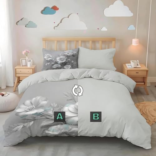 Minimalist Bouquet Sculpture Duvet Cover King 3Pcs, Breathable