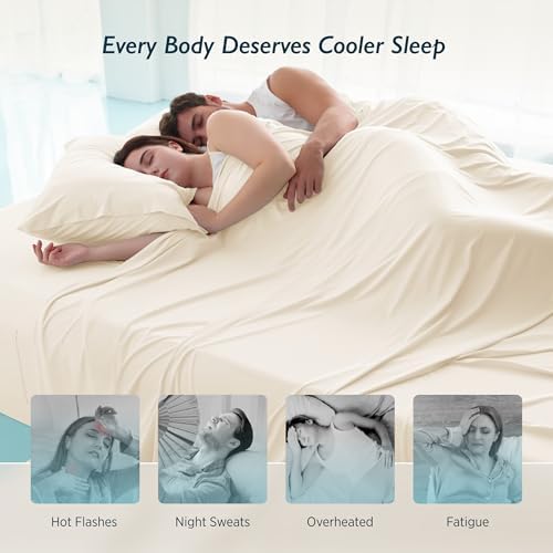 Breescape Cooling Sheets Full Size - BlendTek Dry & Cool Technology