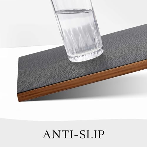 MOSAYT Vinyl Placemats Set of 4, Heat Resistant Place Mats 100%