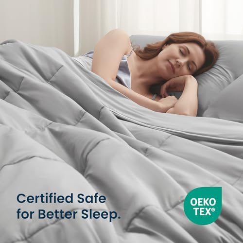 SLEEP ZONE Queen Cooling Comforter Set for Hot Sleepers, Nanotex