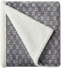 Eddie Bauer - Sherpa Reverse Throw Blanket for Bed or Couch, 50 x 70