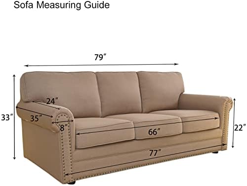 Easy-Going Stretch Jacquard Couch Cover, 1-Piece Soft Sofa Cover, Sofa