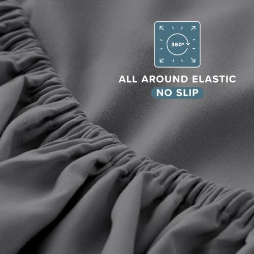 Bare Home Fitted Sheet + Pillowcase Set - Luxury 1800 Ultra-Soft