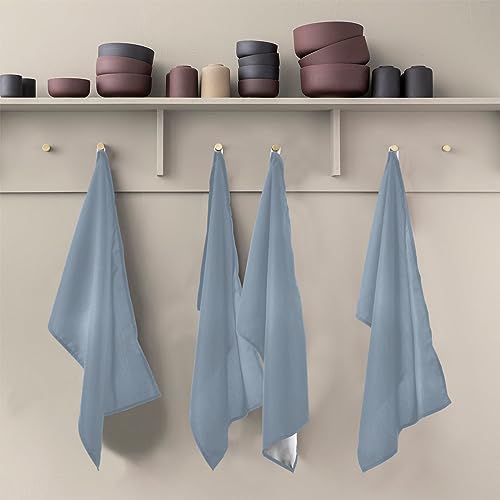 ODAWA Light Slate Gray Kitchen Towles Soft Reusable Cleaning Bar and