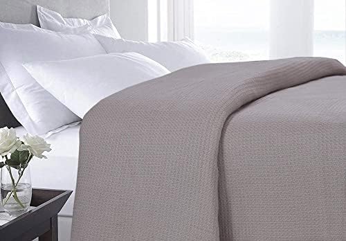 DOLLCENT 100% Cotton California King Size Blanket For Bed, Premium
