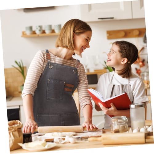 Kitchen Apron for Adults Canvas Bib Apron Straps Stylish and