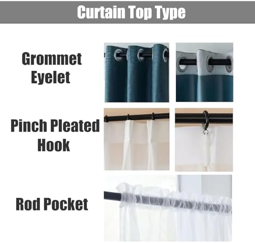 Beydodo Blackout Curtains for Bedroom 84 Inches Long, Living Room