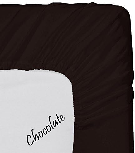 Luxury Sheets Trusted by The Biggest Hotels, Chocolate Solid 4PC King