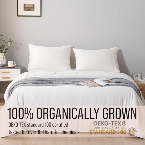 Bella Coterie Luxury Bamboo Viscose Split King Sheet Set, Organically