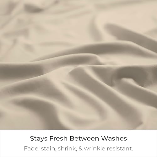 Mellanni Bed Skirt Queen Size - Tailored Drop Bed Skirting