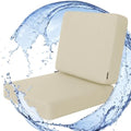 Favoyard Outdoor Deep Seat Cushion Set, 22 x 22 Inch, Beige