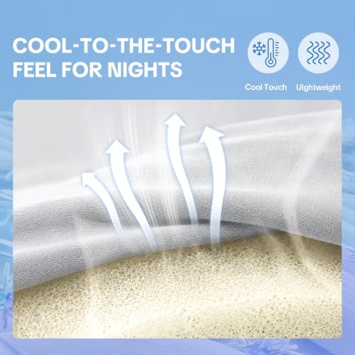 HOMBYS Cooling Mattress Pad Queen for Hot Sleepers with Breathable