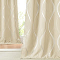 NICETOWN Extra Long Blackout Curtains for Large Window, Foil Printed