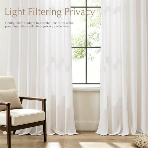 Memory Trained Natural Triple Pinch Pleated Curtains 2 Panels 40x63