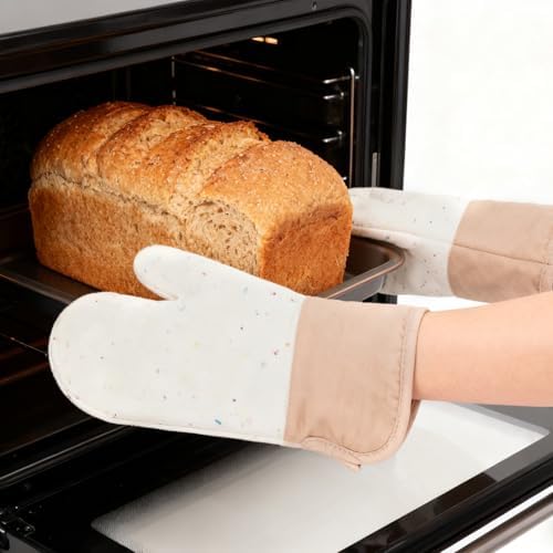 Oven Mitts and Pot Holders Set, Kitchen Oven Glove, 500F Silicone