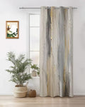 Textured Plaster Curtains 63 inches Long for Living Room Bedroom