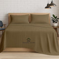 Luxury Egyptian Cotton Sheets Twin Size, Deep Pocket Fitted Sheet Fits
