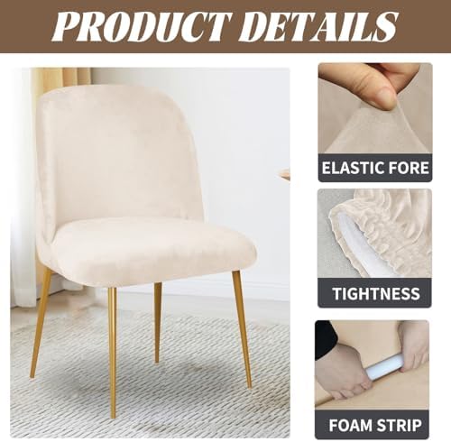 Velvet Curved Back Chair Covers Round Back Dining Room Chair Covers