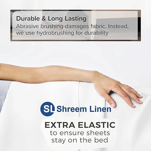 Queen Size Sheet Set - 4 Piece Ultra Soft Bed Sheets with Deep