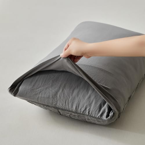 Grey Pinstripes Duvet Cover Set