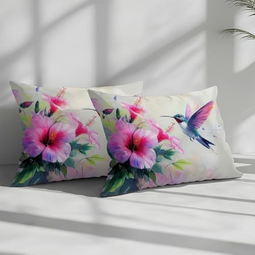 Gray Duvet Cover King Size Duvet Cover Set, with Watercolor Plant