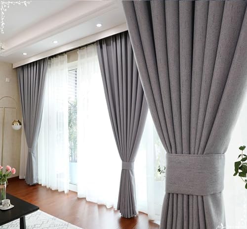 Beydodo Panel Curtains 108 inches Long, Dining Room Curtains Farmhouse