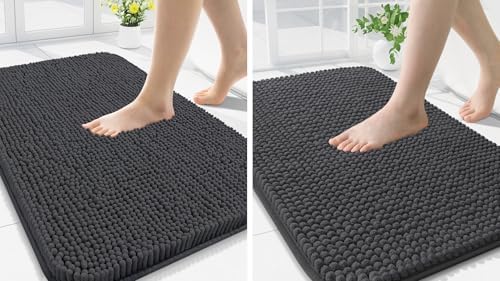 Arotive Luxury Chenille Bathroom Rugs Set, Ultra Soft and Absorbent