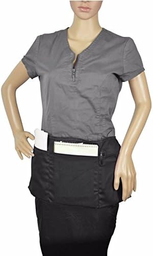 Waist Apron with 3 Pockets Poly Cotton Commercial Restaurant Home Bib