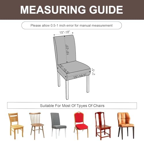 Waterproof Dining Room Chair Covers, Stretch Parsons Chair Slipcovers