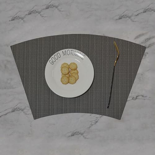 Beydodo Place Mats for Kitchen Set of 10, Vinyl Dinner Placemats 17x11