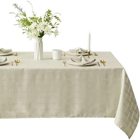 Newbridge Paige Beige 52x70 in Rectangle Water, Stain Resistant
